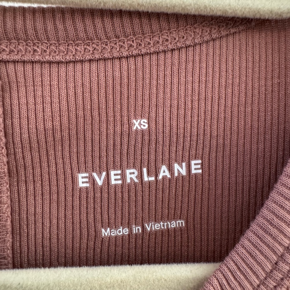 Everlane Luxe Rib Crew - Picture 3 of 4